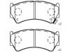 剎車(chē)片 Brake Pad Set:55810-64G00