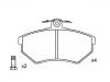 Brake Pad Set:357 698 151 A