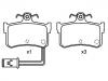 Brake Pad Set:43022-SG9-V00